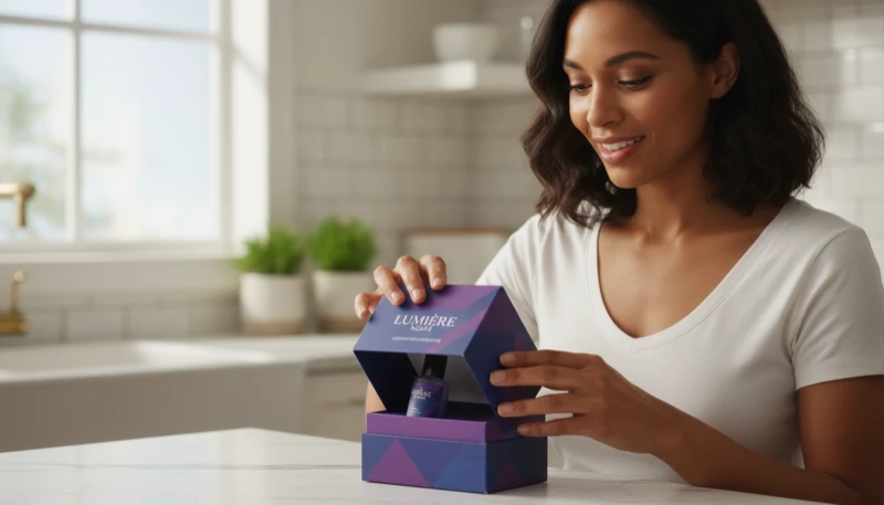 AI lifestyle product photography showing a product styled in a natural home setting