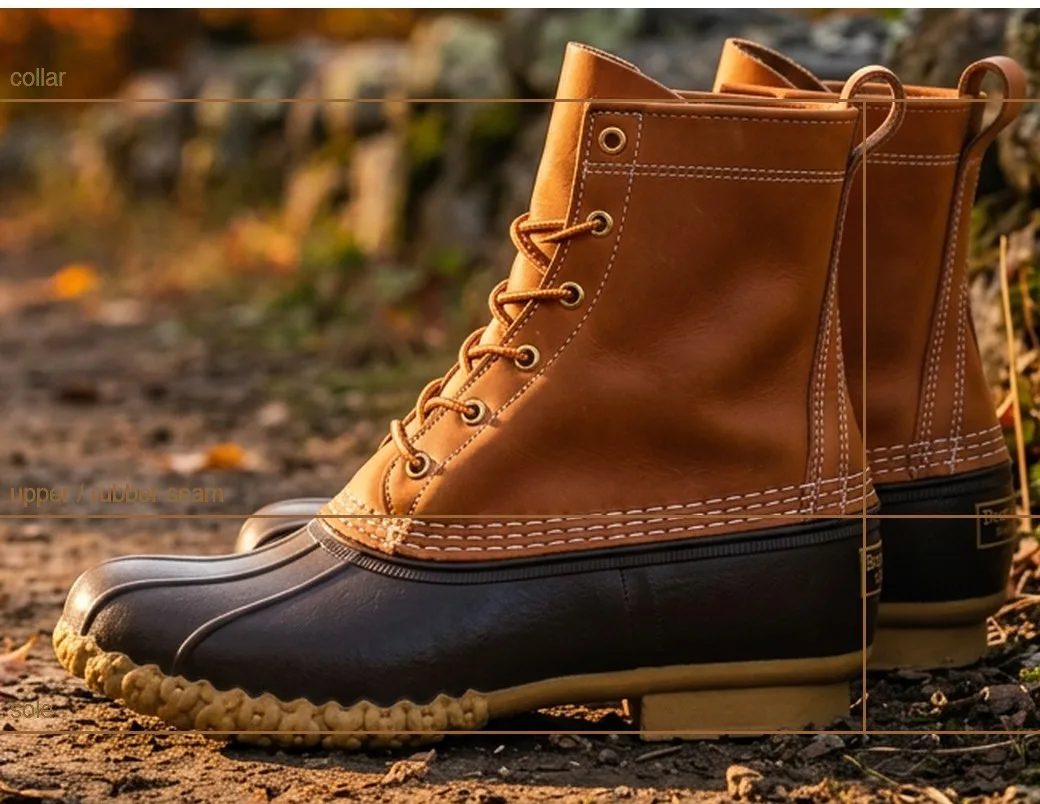The dezygn image of the boot, measured on the same lines